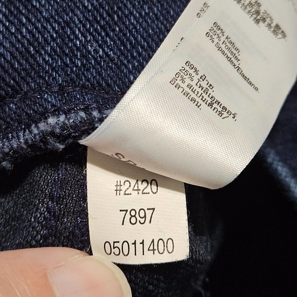 Spanx‎ Jeggings Size M Ready to Wow Indigo Dark Wash Denim Leggings Style 2420 - Picture 11 of 11